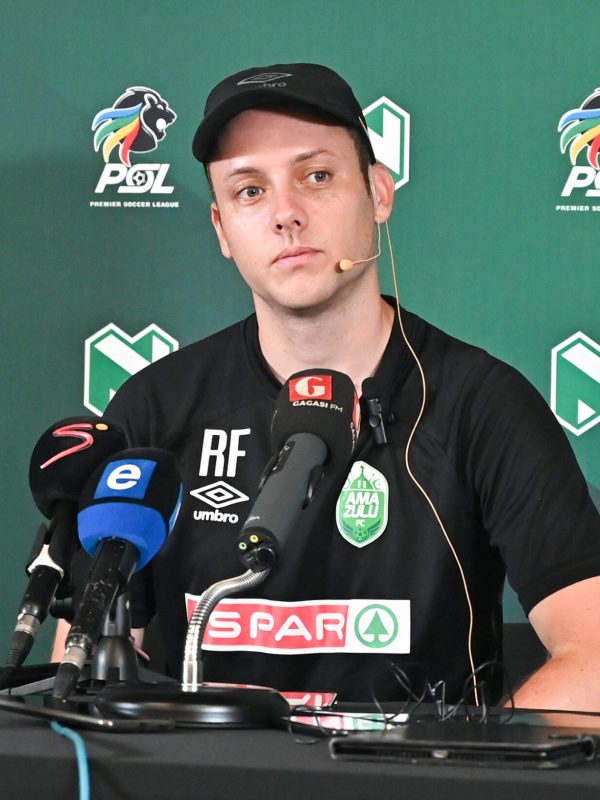 Romain Folz, Coach of AmaZulu FC during 2023 Nedbank Cup KZN Press Conference held at Park Square, Umhlanga in Durban on 07 February 2023 © Gerhard Duraan/BackpagePix